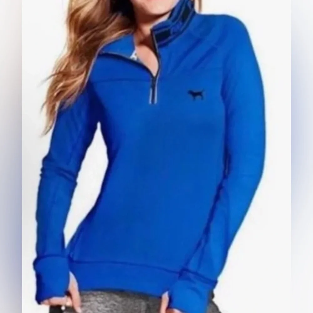 Pink by VS Quarter-Zip Pullover